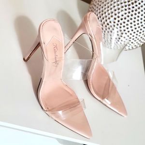 High Heeled nude Sandals